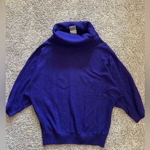 Chico’s NWT Bianca Cowl Women's Purple Turtleneck Sweater